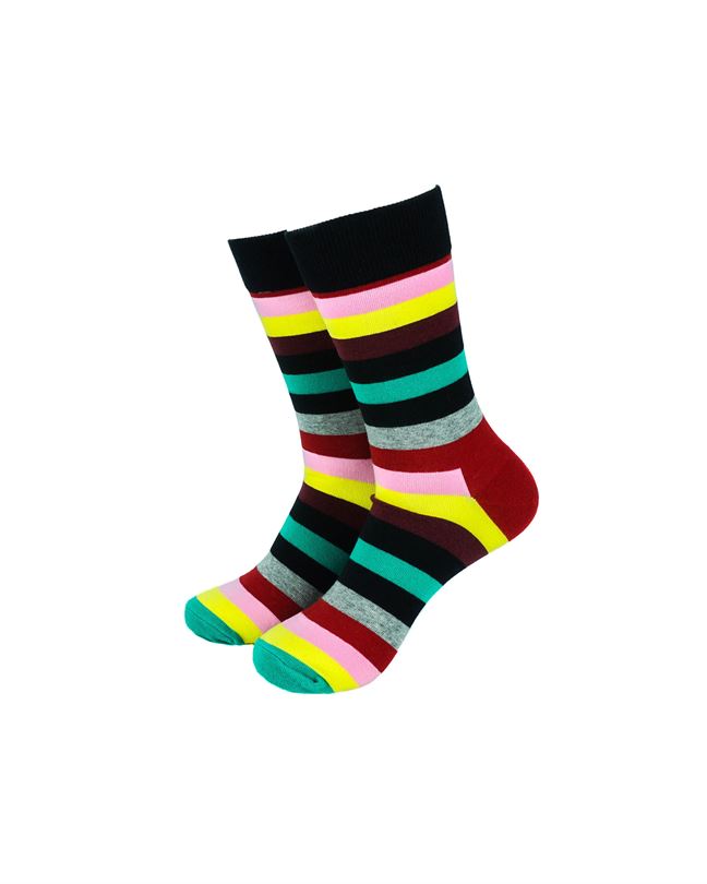 Striped Neon - Maroon