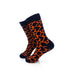 cooldesocks animal pattern giraffe crew socks left view image