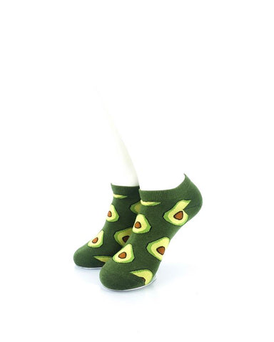 cooldesocks avocado liner socks front view image