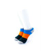 cooldesocks big stripe orange ankle socks front view image