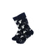 cooldesocks black and white dogs quarter socks left view image