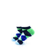 cooldesocks checkered vintage green ankle socks left view image
