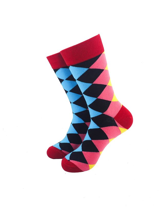 Checkers Neon Red