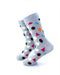 cooldesocks colorful geometry gray crew socks left view image