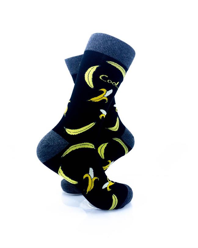 cooldesocks cool banana crew socks right view image