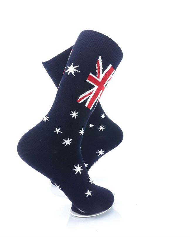 cooldesocks flag of australia crew socks right view image