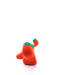 cooldesocks fruit carrot liner socks rear view image