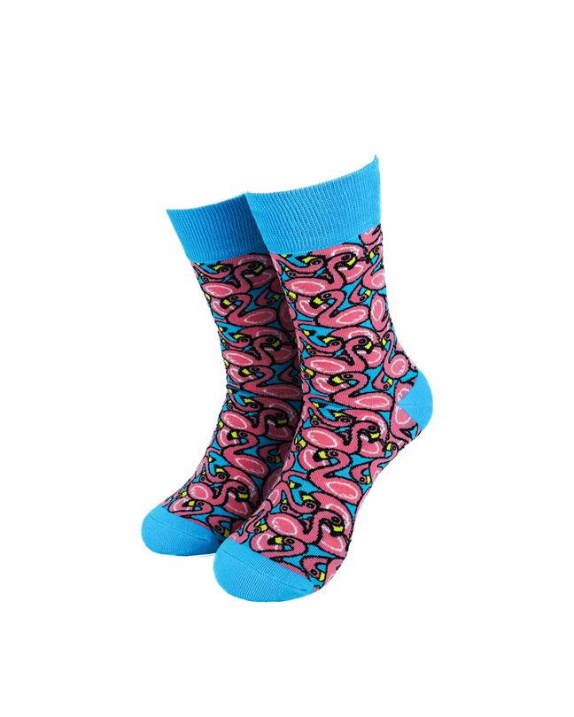 Ladies - Flamingos In Blue