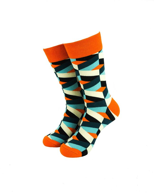 Lattice Orange Teal
