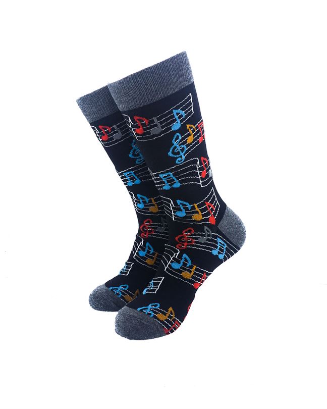 Music Notes Grey