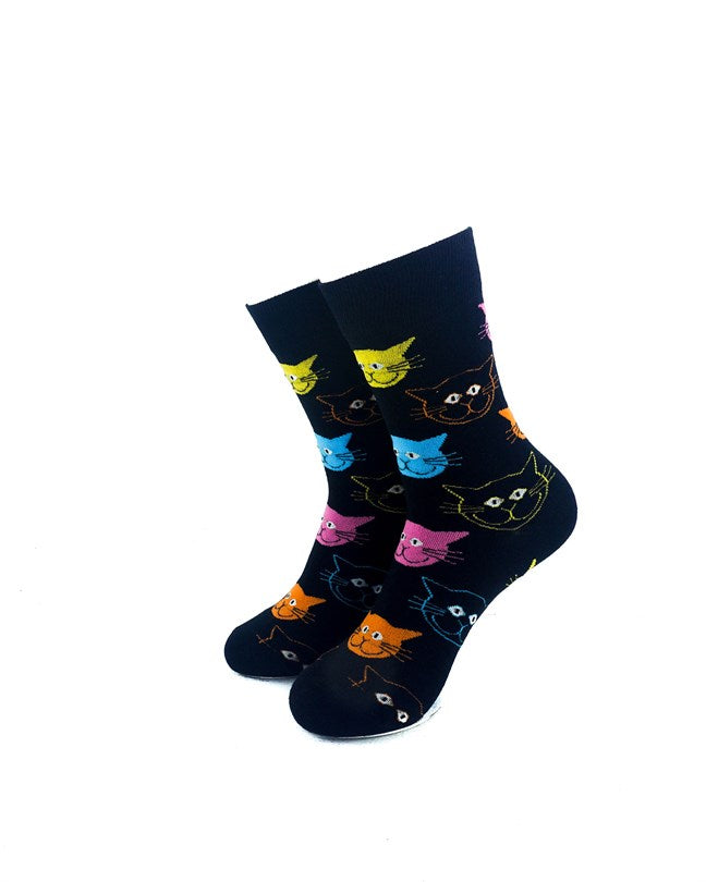 Neon Cat - Black