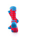 cooldesocks old school red button crew socks rear view image