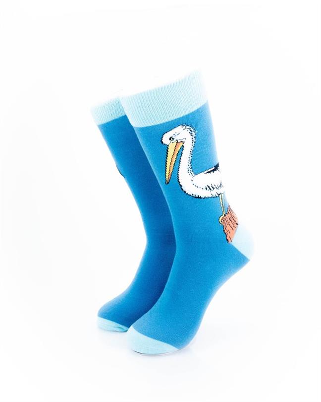 cooldesocks pelican crew socks front view image