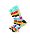 cooldesocks retro bar colorful crew socks left view image