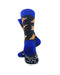 cooldesocks say bring me some pizza crew socks rear view image