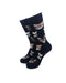 cooldesocks say i_m the boss crew socks front view image