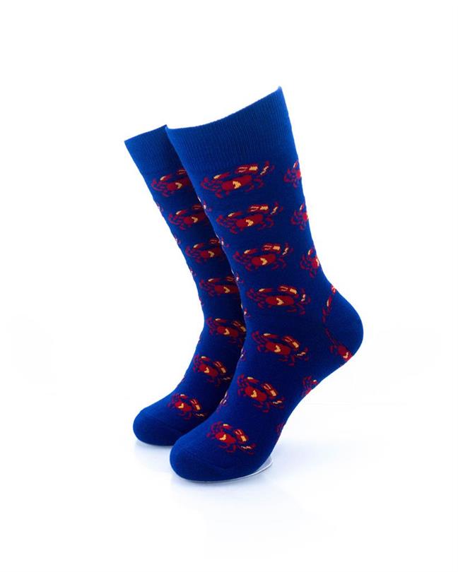 cooldesocks seafood crab crew socks front view image