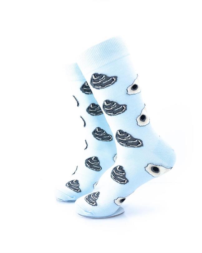 cooldesocks seafood oysters crew socks left view image