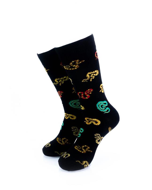 cooldesocks snake pit crew socks front view image
