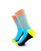 cooldesocks striped blue yellow crew socks left view image