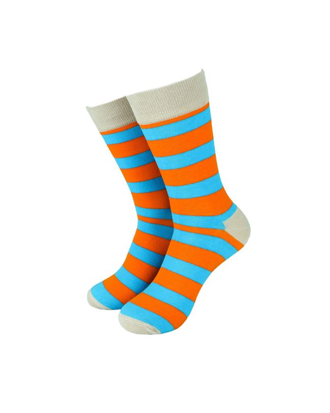 Striped (Orange Blue)