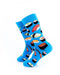 cooldesocks sushi blue crew socks left view image
