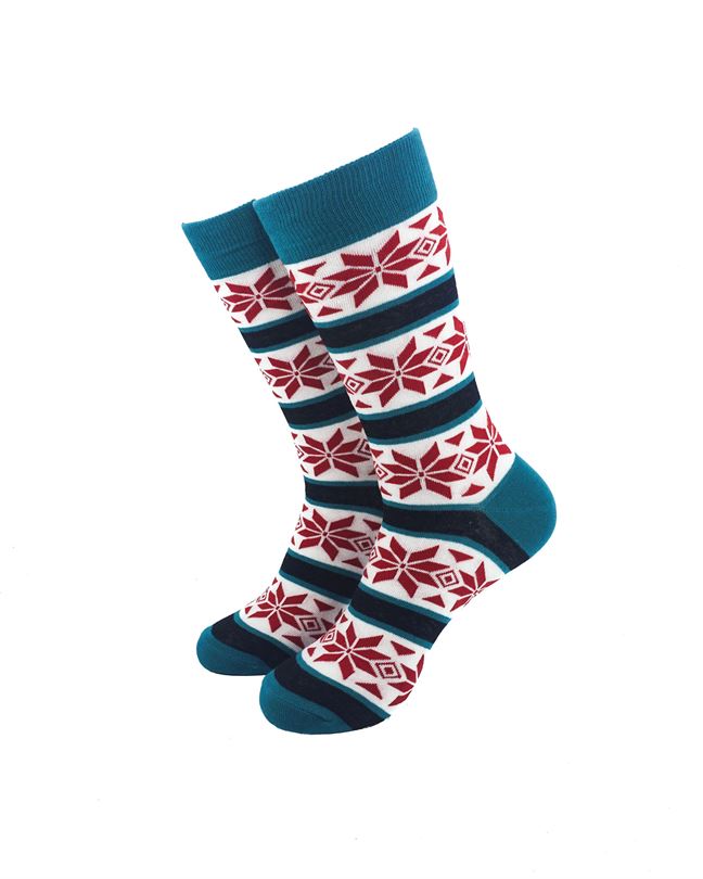 Tribal Green Red Stars