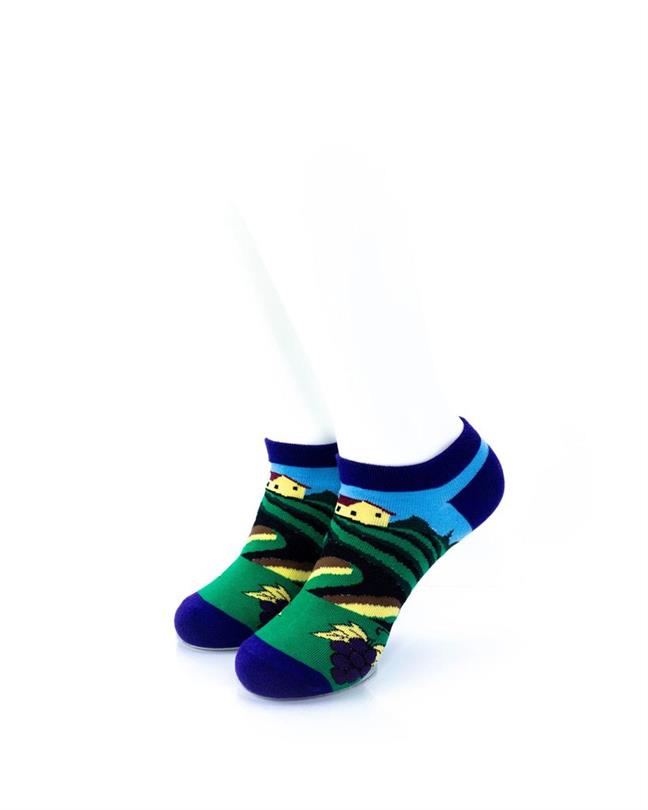 cooldesocks vineyard ankle socks front view image