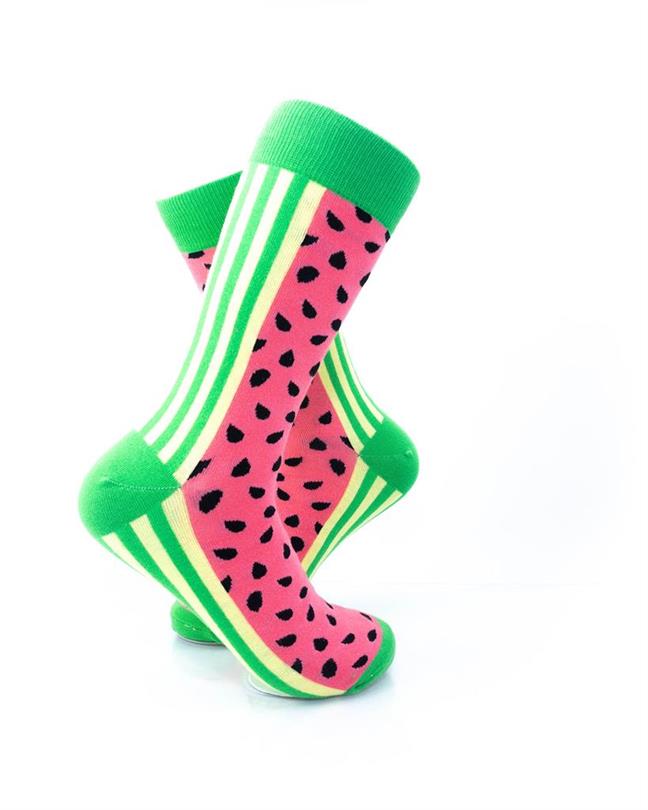 cooldesocks watermelon crew socks right view image