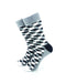 cooldesocks 3d cubes grey crew socks front view image