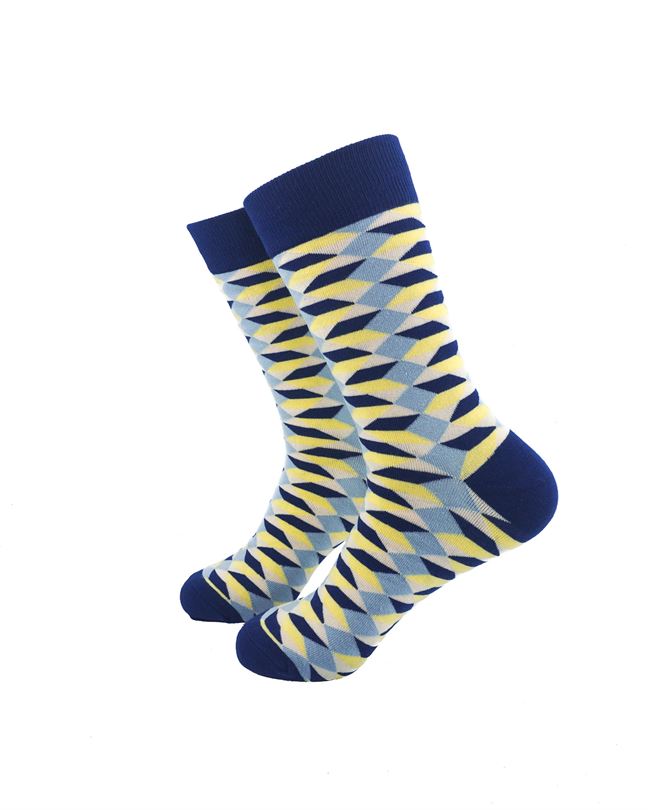 Accordion Blue Grey Yellow