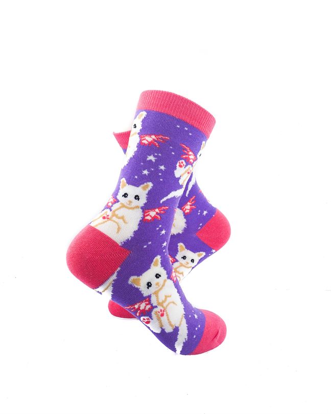Angelic Cat - Purple Pink