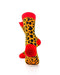 cooldesocks animal pattern leopard crew socks rear view image