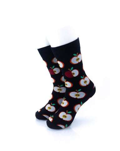 cooldesocks apple quarter socks front view image