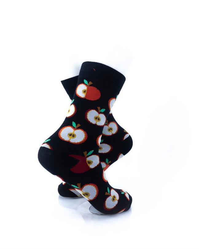 cooldesocks apple quarter socks right view image