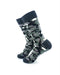 cooldesocks army grey crew socks left view image