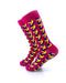 cooldesocks arrow raspberry crew socks left view image