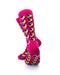 cooldesocks arrow raspberry crew socks rear view image