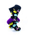 cooldesocks balloon party black crew socks right view image