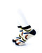 cooldesocks banana colorful ankle socks left view image