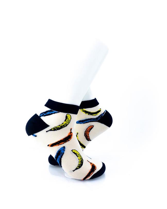 cooldesocks banana colorful ankle socks right view image