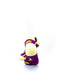 cooldesocks banana purple ankle socks rear view image