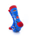 cooldesocks barbeque blue crew socks rear view image