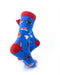 cooldesocks barbeque blue crew socks right view image