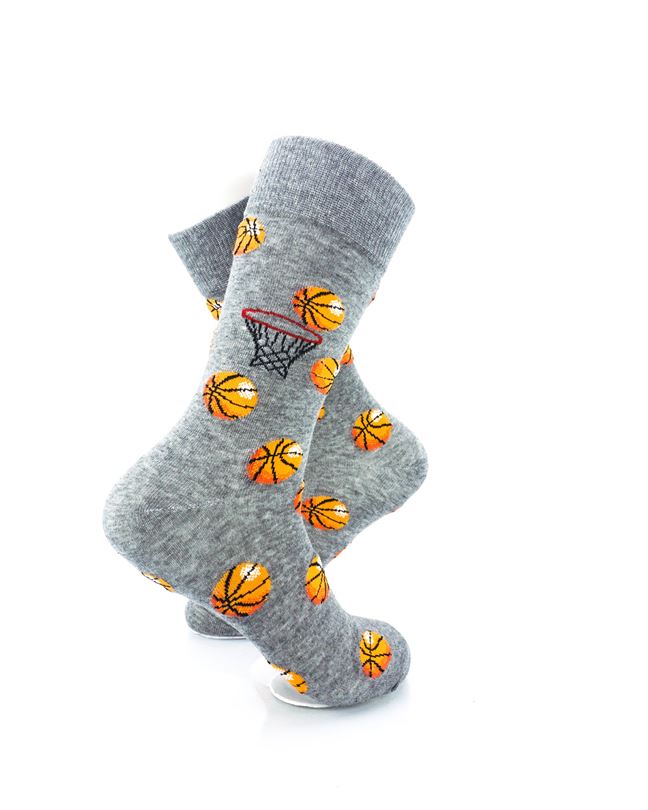 cooldesocks basektball hoop crew socks right view image