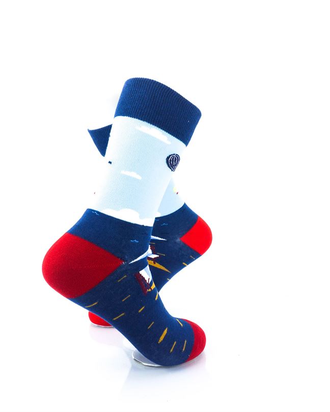 cooldesocks beach resort crew socks right view image