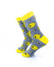cooldesocks bee hives crew socks left view image