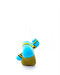 cooldesocks bee stripes ankle socks rear view image
