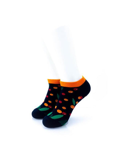 cooldesocks berries fruit ankle socks front view image