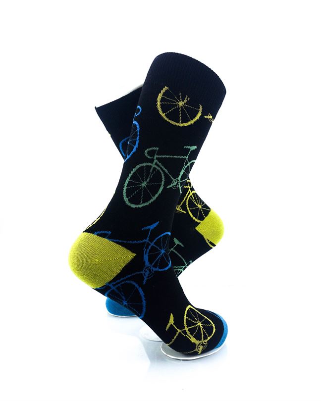 cooldesocks bicycle crew socks right view image